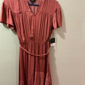 Simply Vera Vera Wang Dusty Rose Midi Dress